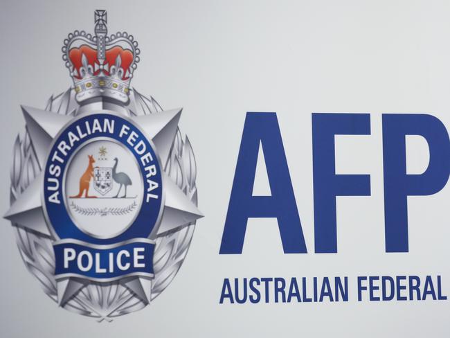 SYDNEY, AUSTRALIA - NewsWire Photos DECEMBER 09 2020: Australian Federal Police Assistant signage at the AFP Headquarters in Sydney Australia. Picture: NCA NewsWire / Gaye Gerard