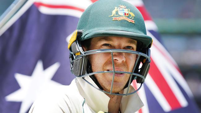 Australia captain Tim Paine says the country’s cricketers are bracing for pay cuts Picture: AAP