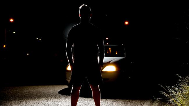 Townsville house painter Kenneth patrols the streets at night looking for trouble