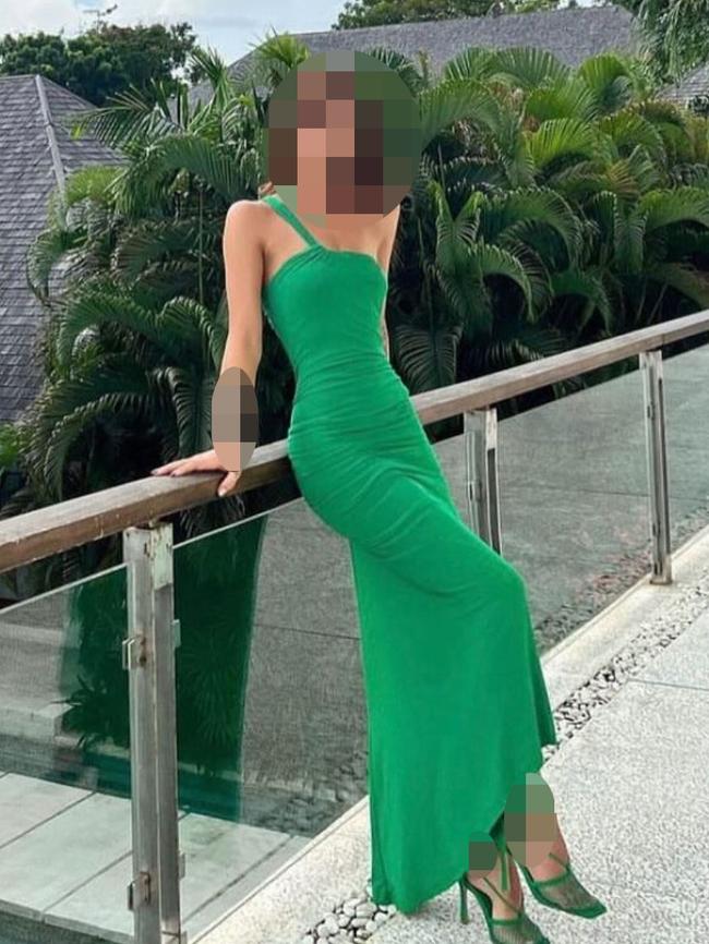 In a social media post, Lamar Ahchee said he was looking forward to starting a life in Bali with his girlfriend (pictured).