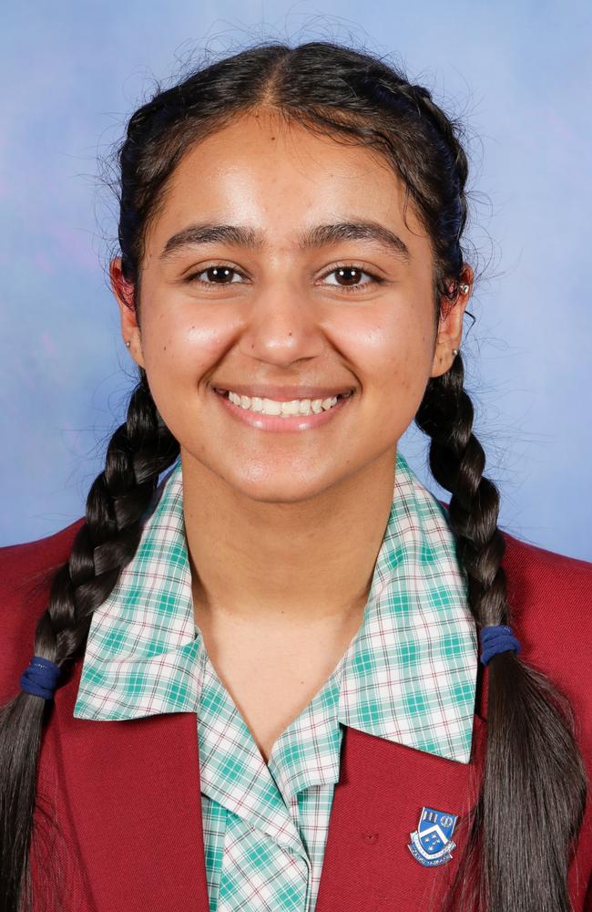 Khushi Madaan was the 2024 dux of Clonard College.