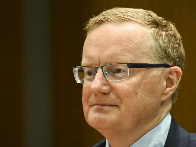 Australian Reserve Bank governor Philip Lowe. Picture: AAP Image/Lukas Coch