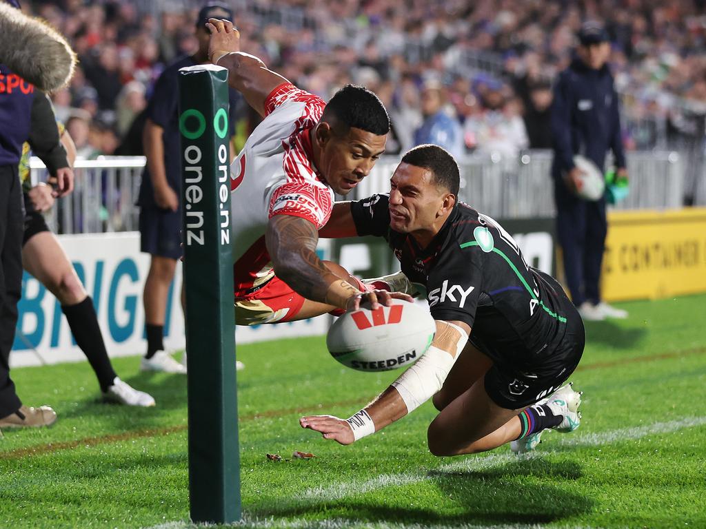 Jamayne Isaako notched an early try.