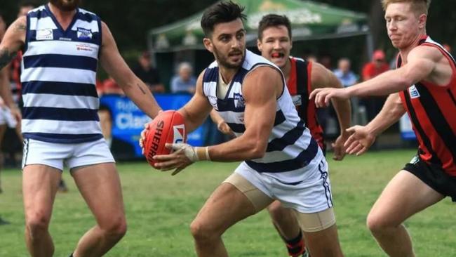 Annakis became an official EFL legend in 2018. Picture: Davis Harrigan