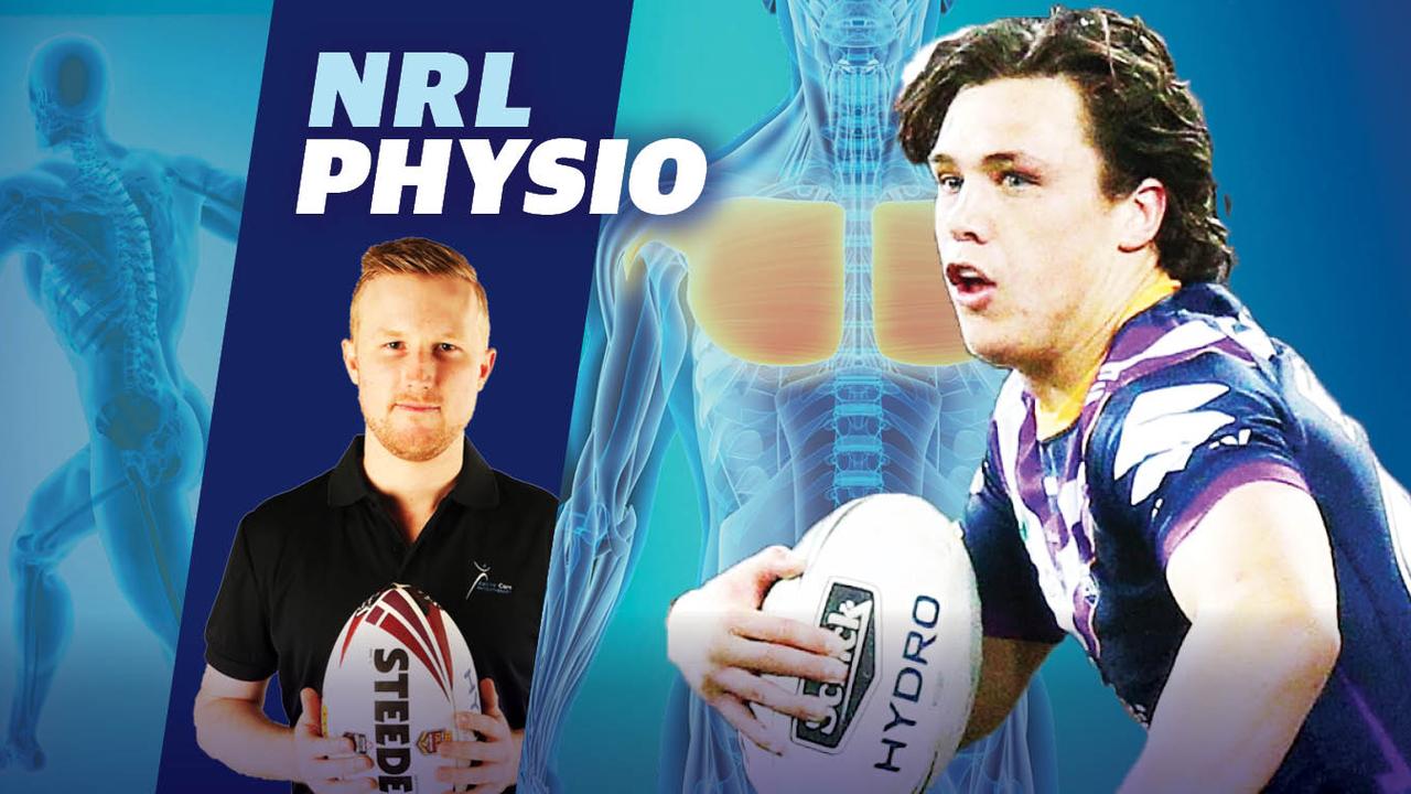 NRL Physio (left) has the latest on Scott Drinkwater.