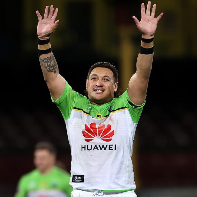 Canberra's Josh Papalii tips the scales at almost 120 kilograms. Picture: Phil Hillyard