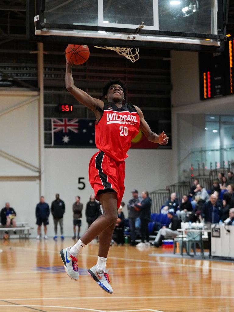 Towering Perth Wildcats Academy teen Josh Ibukunoluwa.