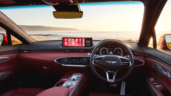 Inside the Genesis GV70.