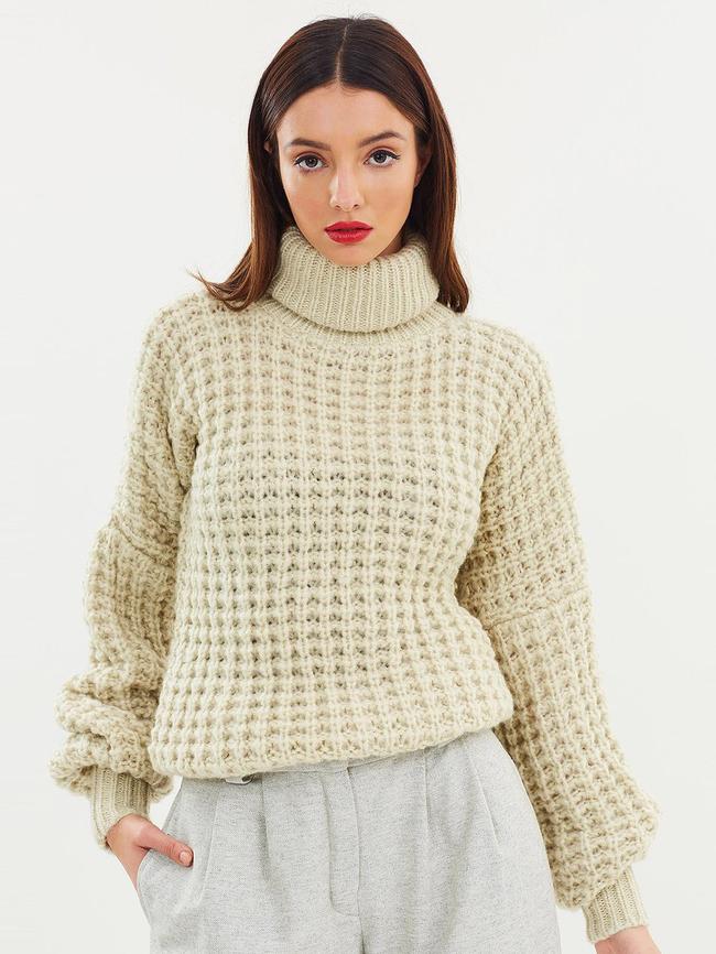 Isabelle Quinn's Amira Roll Neck knit jumper released last season. 