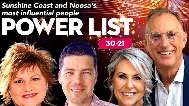 Power List: 30-21 of Sunshine Coast, Noosa’s most influential of 2022 revealed.