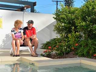 Rita and David Allara, moved down from Townsville, paid three months up front rent to secure the place at flash new unit block in Kings Beach. Picture: John McCutcheon