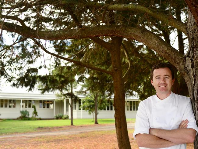 Country Living: award-winning chef Dan Hunter left Dunkeld's Royal Mail last year to establish his own restaurant on a small farm in Birregurra, called Brae