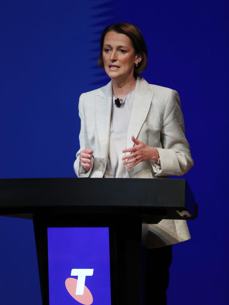 Telstra chief Vicki Brady. Picture: John Feder
