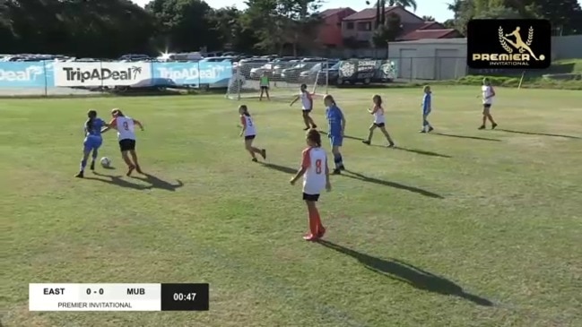 REPLAY: Premier Invitational - Gold Coast football – Eastern Suburbs v Magic United Blue (U12/13 Girls)