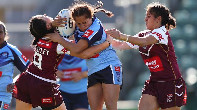 The women’s State of Origin match was a huge success this year. Picture: Brett Costello