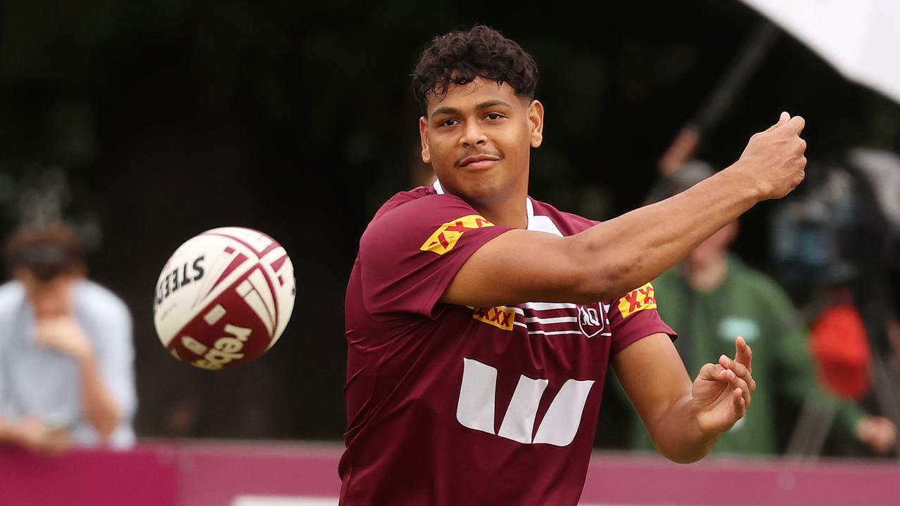 Selwyn Cobbo has been named on Queensland’s bench. Picture: Liam Kidston