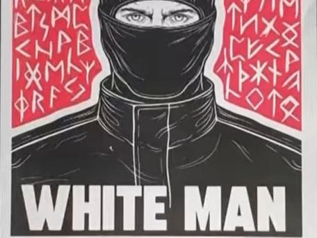 A neo-Nazi group is being investigated for distributing propaganda flyers in letterboxes across Golden Grove. Picture: 7NEWS