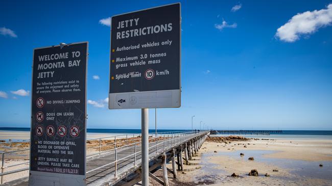 Emergency services have responded to a medical episode at Moonta Bay Jetty. Picture: Tom Huntley