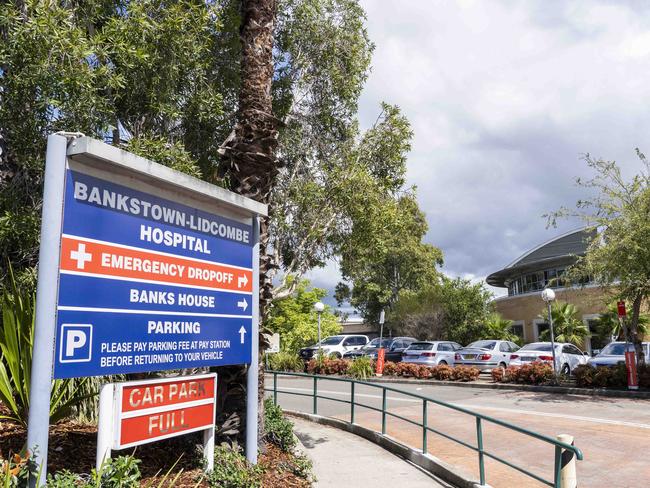 CANTERBURY-BANKSTOWN EXPRESS/AAP. Bankstown-Lidcombe hospital 20th March 2019. This is a big election issue with the Liberal Government planning to shift it to another site and Labor keen to keep it where it is. (AAP/Image Matthew Vasilescu