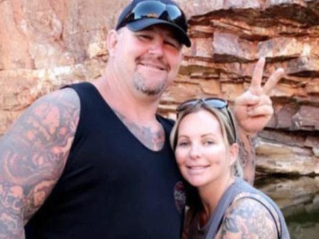 Nick Martin, pictured with his wife Amanda, was shot dead in December last year.