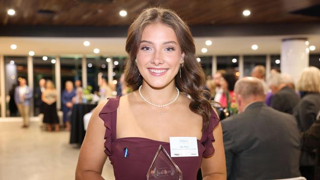 Mia Sims at the Gold Coast Australian of the Year Awards 2024 at Skypoint Q1 for Gold Coast at Large. Picture, Portia Large.