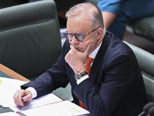 CANBERRA, Australia - NewsWire Photos - October 9, 2024: Prime Minister Anthony Albanese during Question Time at Parliament House in Canberra. Picture: NewsWire / Martin Ollman