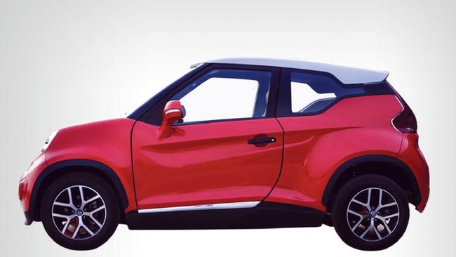 The ACE-EV Urban, a four seater lightweight city car. Picture: Supplied