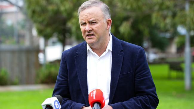 Anthony Albanese has accused the government of waste of JobKeeper payments. Photo: NCA NewsWire/ Gaye Gerard.