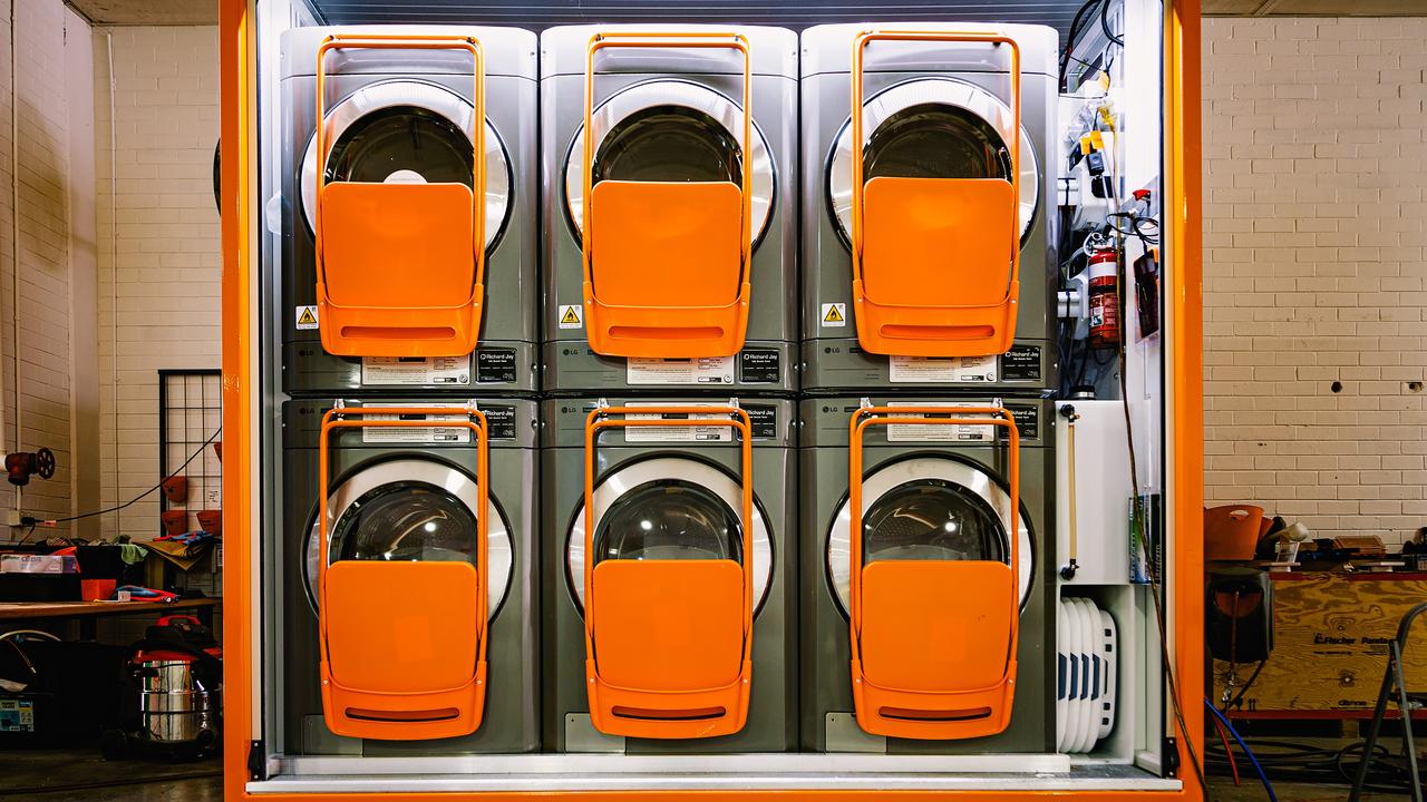 Orange Sky's laundry pod innovation. Picture: Supplied