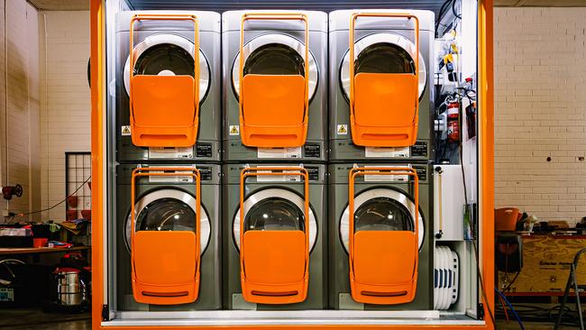 Orange Sky's laundry pod innovation. Picture: Supplied