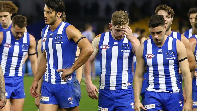 North Melbourne shot itself in the foot yesterday.