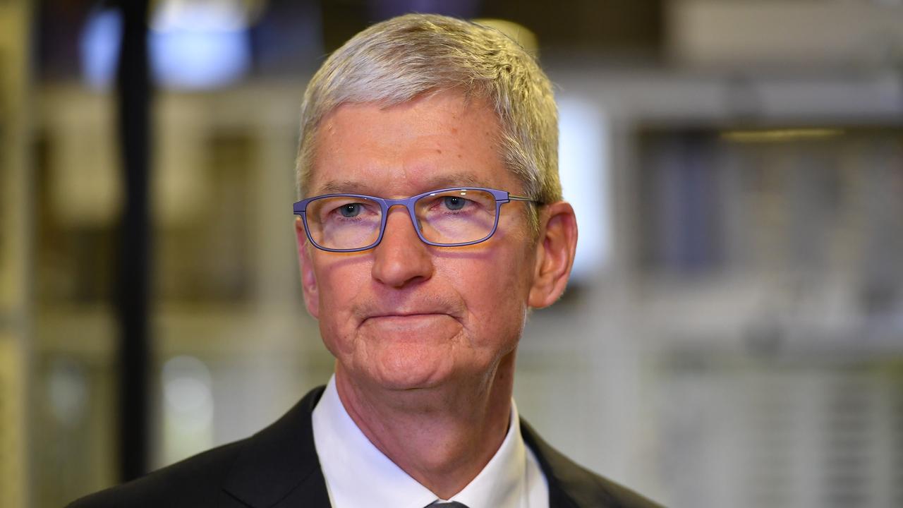 Apple CEO Tim Cook recently defended his company’s stewardship of the App Store. Picture: Mandel Ngan/AFP