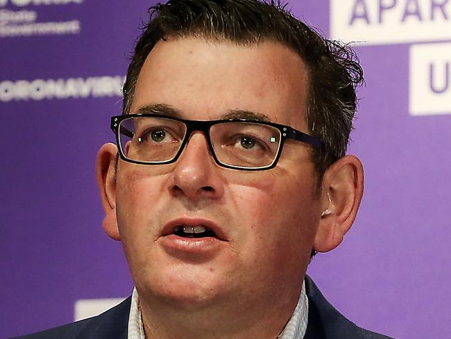 MELBOURNE, AUSTRALIA - NewsWire Photos AUGUST 4, 2020 : Victorian Premier Daniel Andrews announcing latest restrictions with the stage 4 lockdown of Greater Melbourne  as COVID-19 spreads across the state in a second wave. Picture : NCA NewsWire / Ian Currie