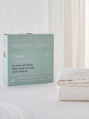 MiniJumbuk Cool Australian Cotton Quilt. Picture: Myer.