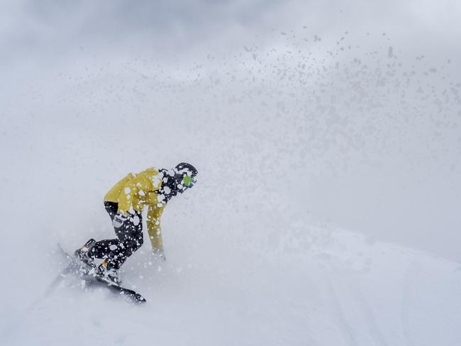 Blizzard conditions with strong winds, limited visibility and snowfall. We’ve seen 41cm of fresh snow since flakes started falling on Tuesday afternoon. We are expecting further snowfall right through until mid-day Sunday when the storm is forecast to begin clearing., Picture: Perisher