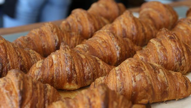 Croissants are popular. Picture Glenn Hampson