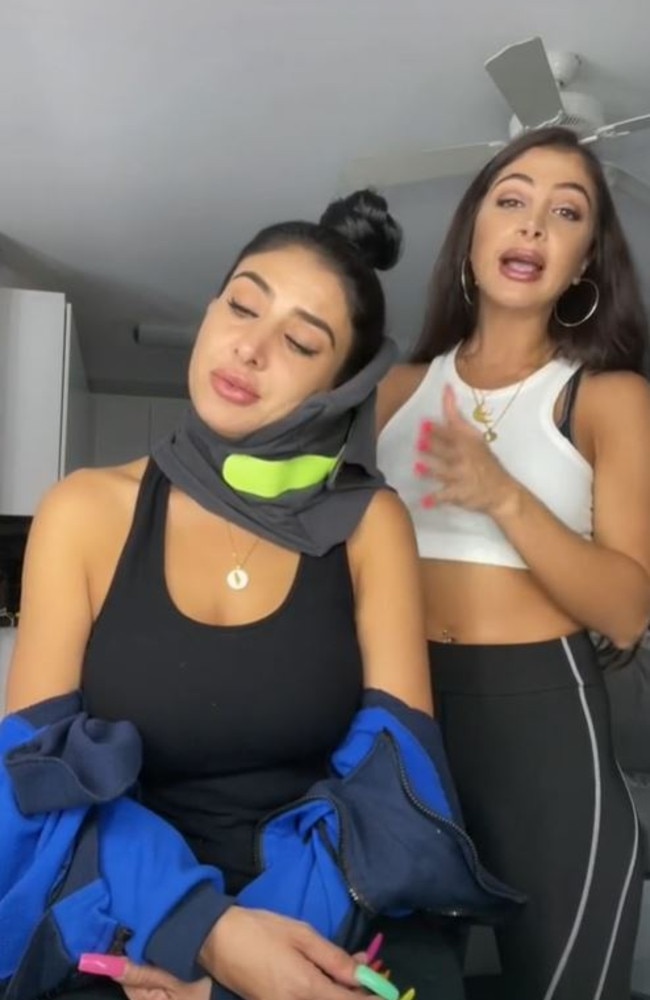 TikTok stars and sisters Ruba and Luna Kareem loved it. Picture: TikTok/itsofficialjamilah