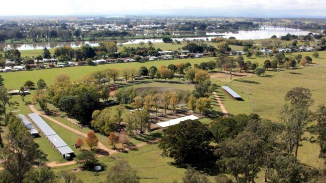 An aerial view of Hawthorne Park in South Grafton. Picture: Clarence Valley Council