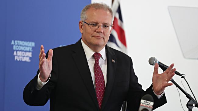 Prime Minister Scott Morrison. Picture: Annette Dew