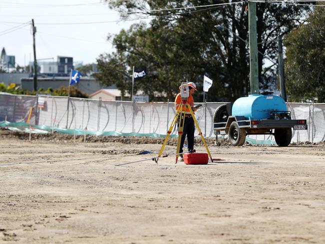 The site of the Tugun satellite hospital last year. Picture: Nigel Hallett