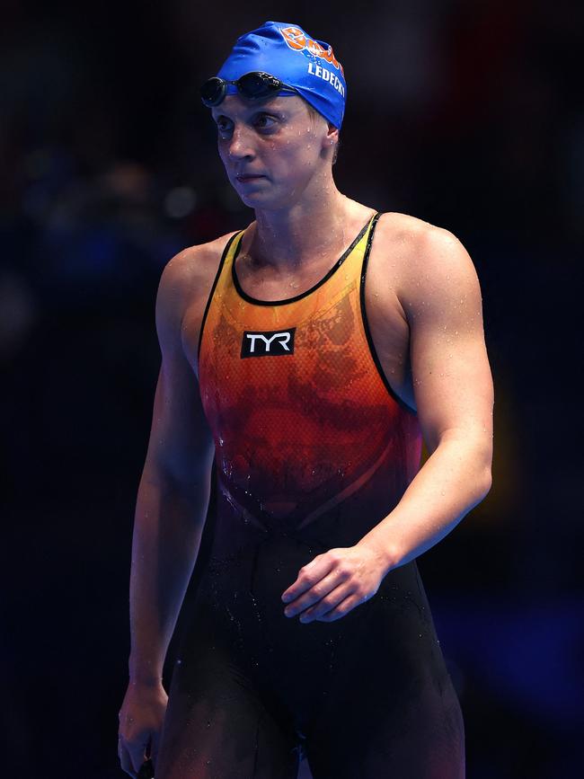 American swimming legend Katie Ledecky. Picture: Getty Images