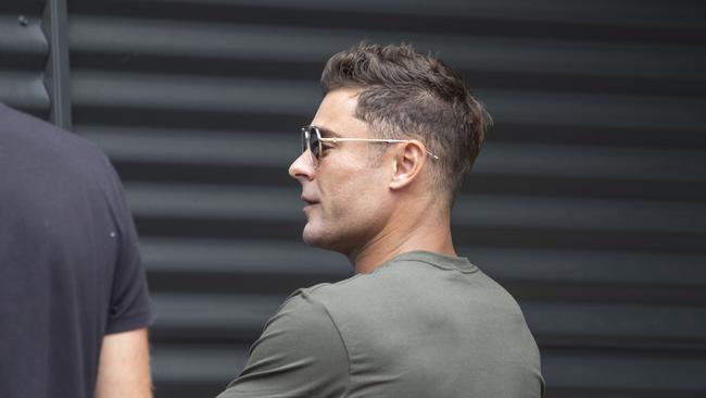 Zac Efron was in Melbourne to shoot his new Netflix docuseries. Picture: Rob Leeson