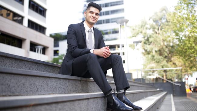 Westpac trainee Ricky Rangra has been nominated for NSW Training’s Trainee of the Year award. Picture: Christian Gilles