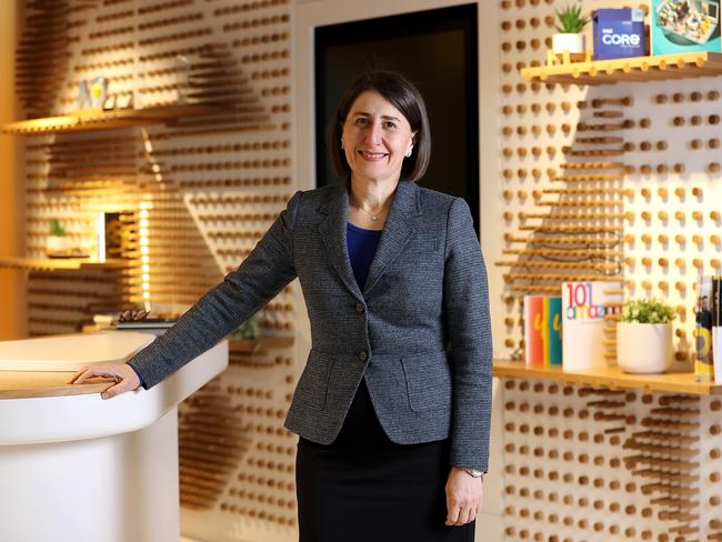 Optus Managing Director of enterprise and business, Gladys Berejiklian. Jane Dempster/The Australian