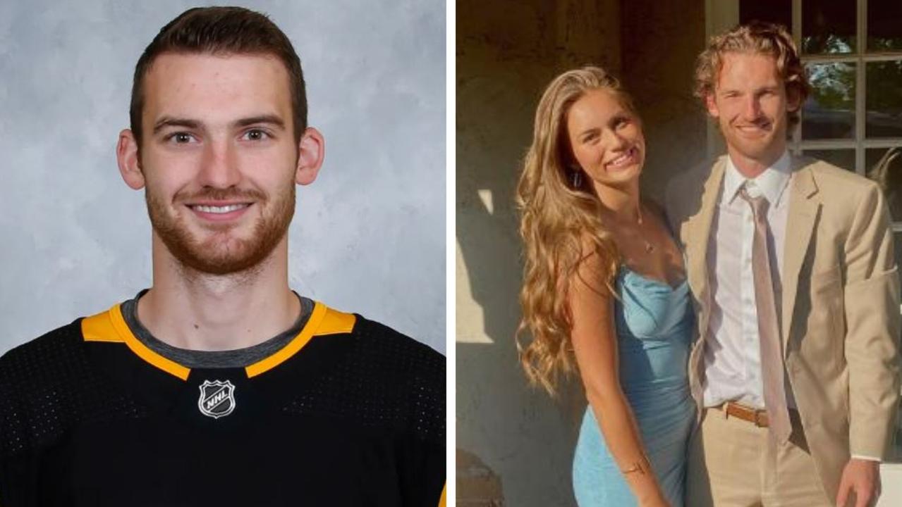 Ice hockey player Adam Johnson’s fiancee had to identify his body after sport star’s throat slashed by skate.