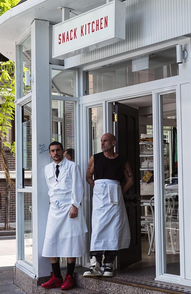 Snack Kitchen was a joint venture with restaurateur Maurice Terzini and his son, Sylvester.