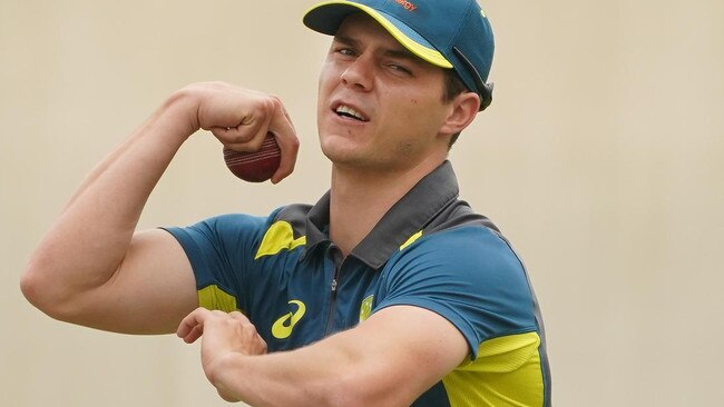 Leg spin bowler Mitch Swepson