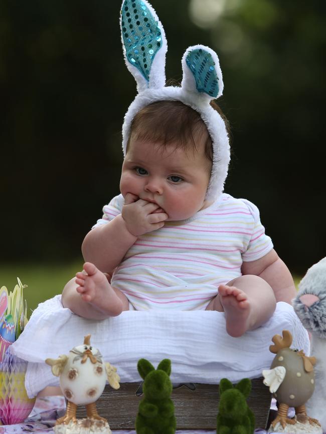 Bonníe Quinn celebrates Easter. Picture: Stacey Hutchinson