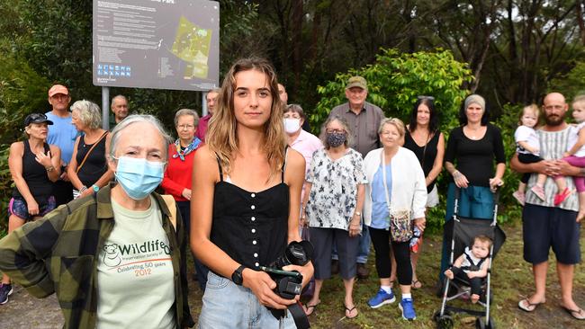 The petition has gathered nearly 5000 signatures in opposition to the transport project. Photo: Patrick Woods.