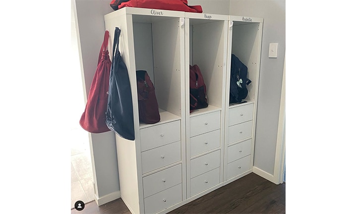 Ikea school bag storage hot sale